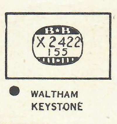 WALTHAM - Rectangle 24.2mm x 15.5mm