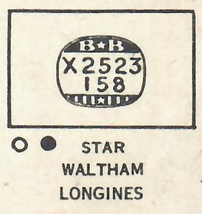 LONGINES & WALTHAM - Rectangle 25.2mm x 15.8mm DUREX