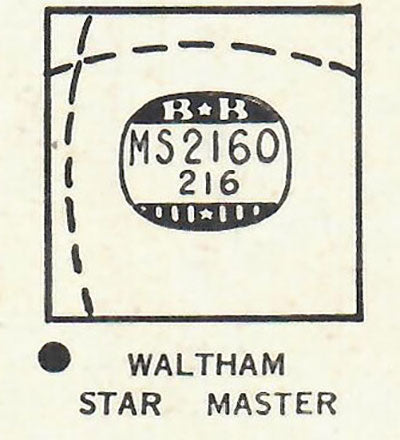 WALTHAM : CLINTON - Square 21.6mm x 21.6mm