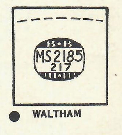 WALTHAM - Square 21.8mm x 21.7mm