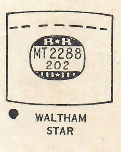 WALTHAM - Tonneau 22.8mm x 20.2mm