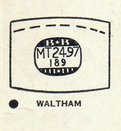 WALTHAM - Tonneau 24.9mm x 18.9mm DUREX