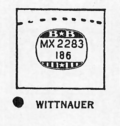 WITTNAUER : CRAIG - Rectangle 22.8mm x 18.6mm