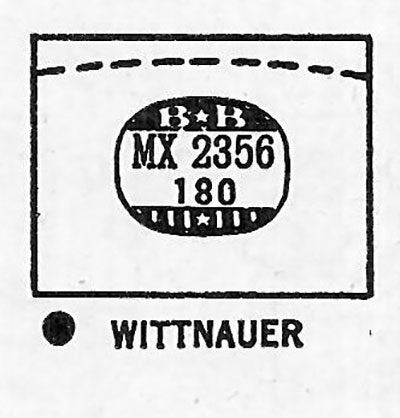 WITTNAUER : CURTIS & LONGINES - Rectangle 23.5mm x 18.0mm DUREX